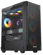 CHASIS MID-TOWER EVA AEROX3 NEGRO