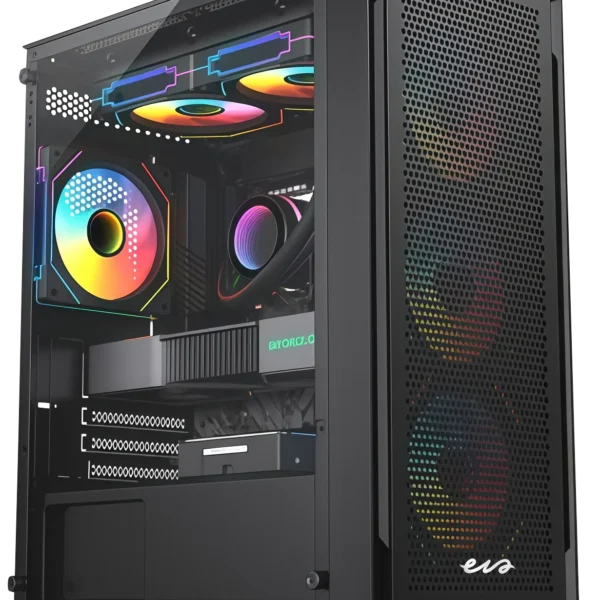 CHASIS MID-TOWER EVA AEROX3 NEGRO