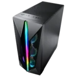 CHASIS MID-TOWER ICEBERG FLOW X PLUS NEGRO - Imagen 2