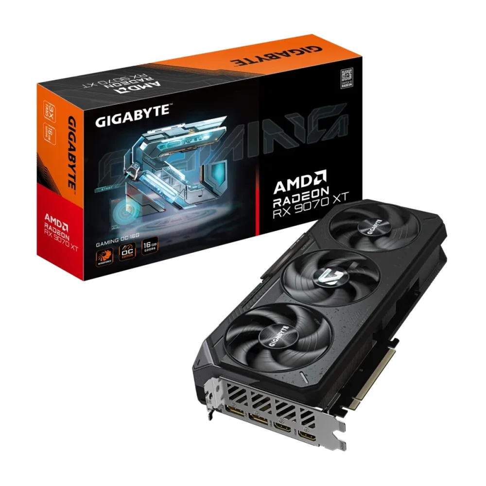1000_square-1000x1000 TARJETA DE VIDEO GIGABYTE RX 9070XT 16GB GAMING OC NEGRA - Imagen 1