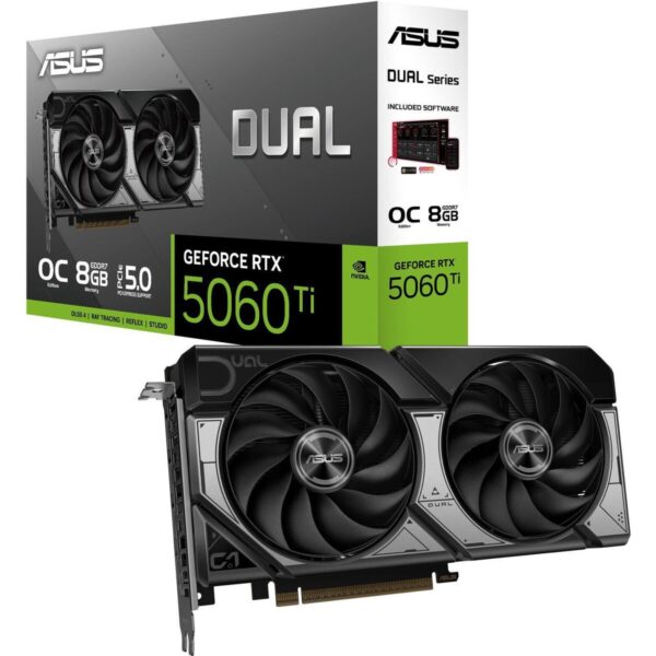 TARJETA DE VIDEO ASUS DUAL RTX 5060TI 8GB OC
