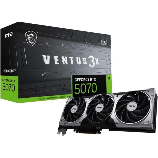 TARJETA DE VIDEO MSI VNTUS 3X RTX 5070 12GB OC