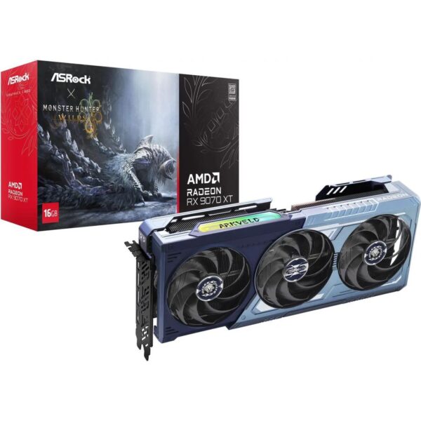RX 9070XT 16GB ASROCK MONSTER HUNTER