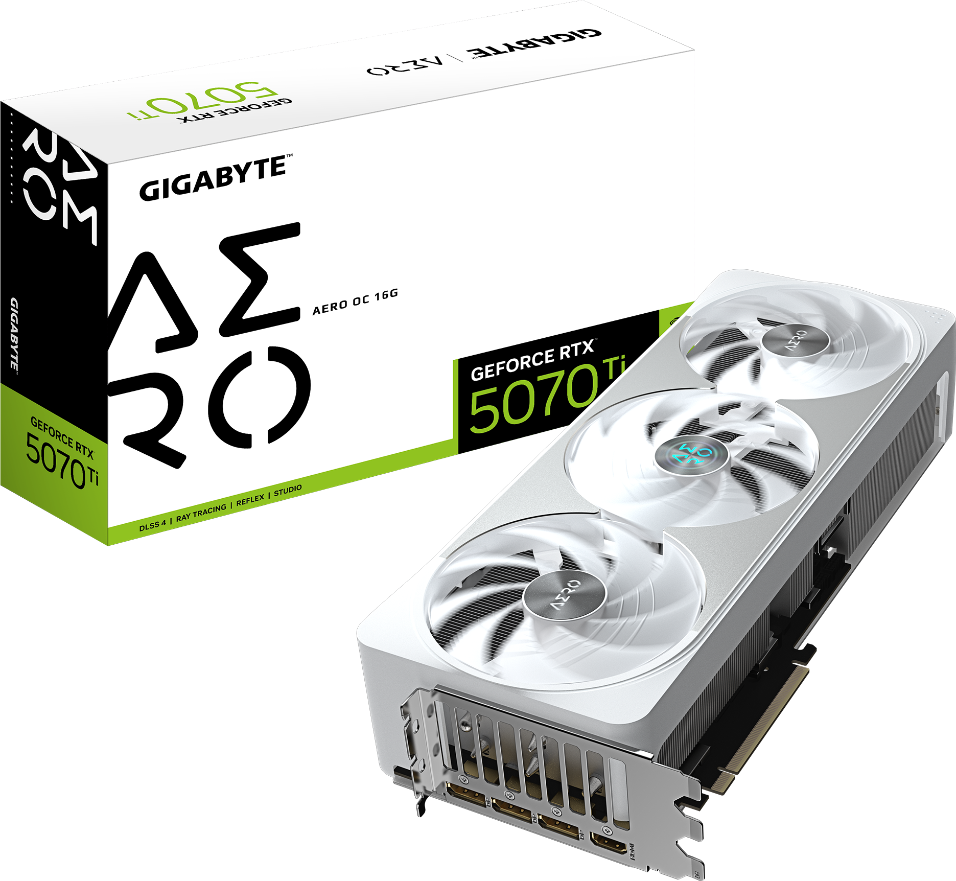 43903 TARJETA DE VIDEO GIGABYTE RTX 5070TI 16GB AERO OC - Imagen 1