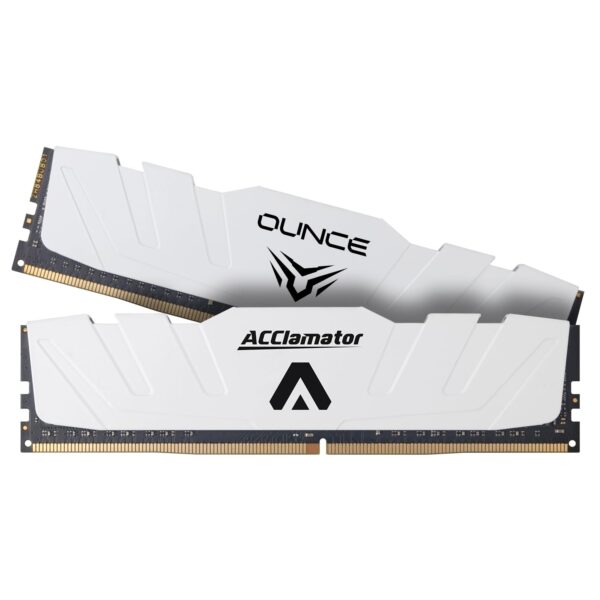KIT 32GB (2X16) 6000MHZ ACCLAMATOR DDR5 BLANCAS