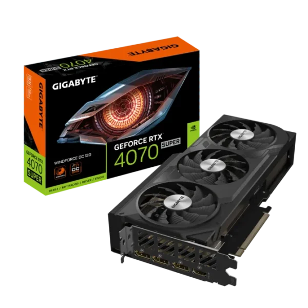 TARJETA DE VIDEO GIGABYTE RTX 4070 12GB SUPER WINDFORCE OC