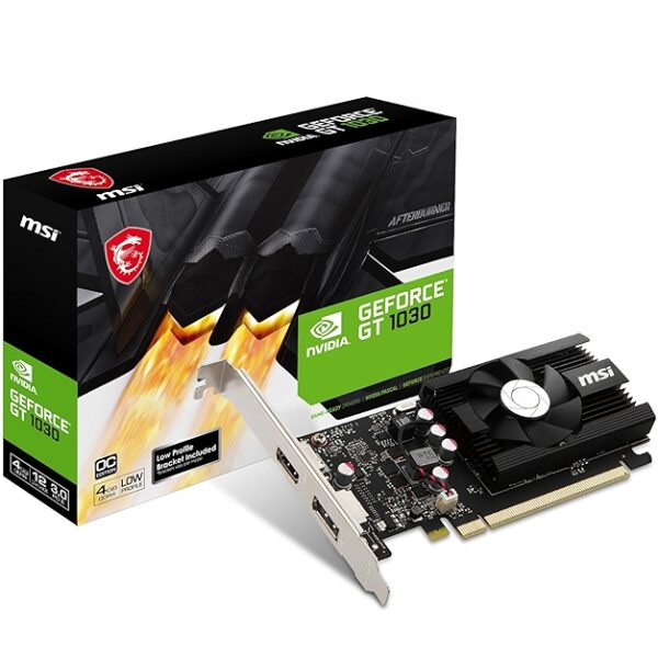 TARJETA DE VIDEO MSI GT1030 4GB LP OC