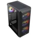 CHASIS MID-TOWER AEROCOOL BEAM FRGB NEGRO - Imagen 4