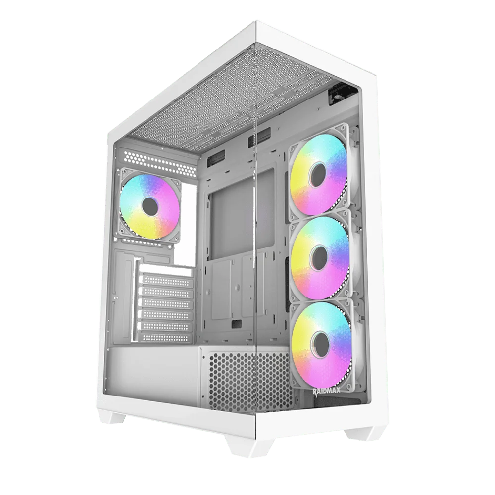 Chasis-Raidmax-–-Infinita-I800-–-Tbf-–-4-Fans-5 CHASIS MID-TOWER RAIDMAX i800 TWF BLANCO - Imagen 1