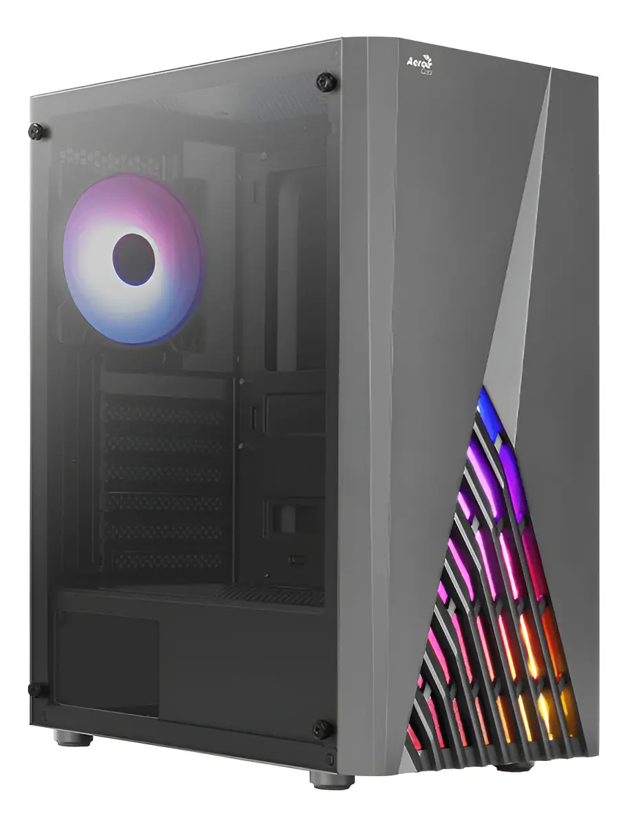 D_Q_NP_950079-MLA95729001722_102025-F CHASIS MID-TOWER AEROCOOL DELTA G-BK-V2 NEGRO - Imagen 1