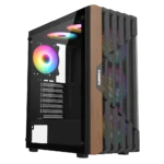 CHASIS MID-TOWER ICEBERG WOOD CORE NEGRO