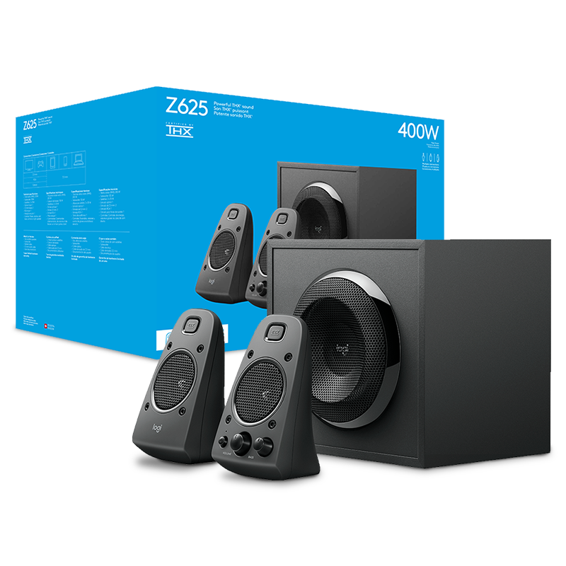 Product_20211220122538945568280 ALTAVOCES LOGITECH SUBWOOFER Z625 400W - Imagen 1