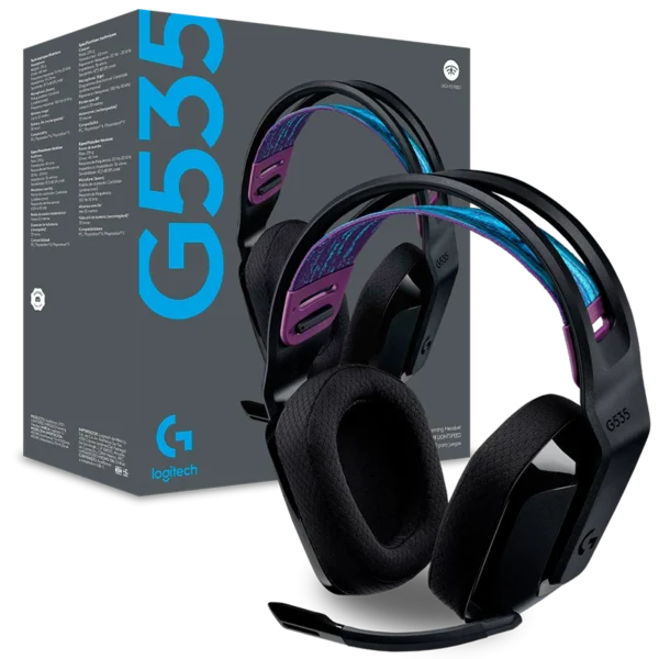 DIADEMA GAMER LOGITECH G535 LIGHTSPEED NEGRO