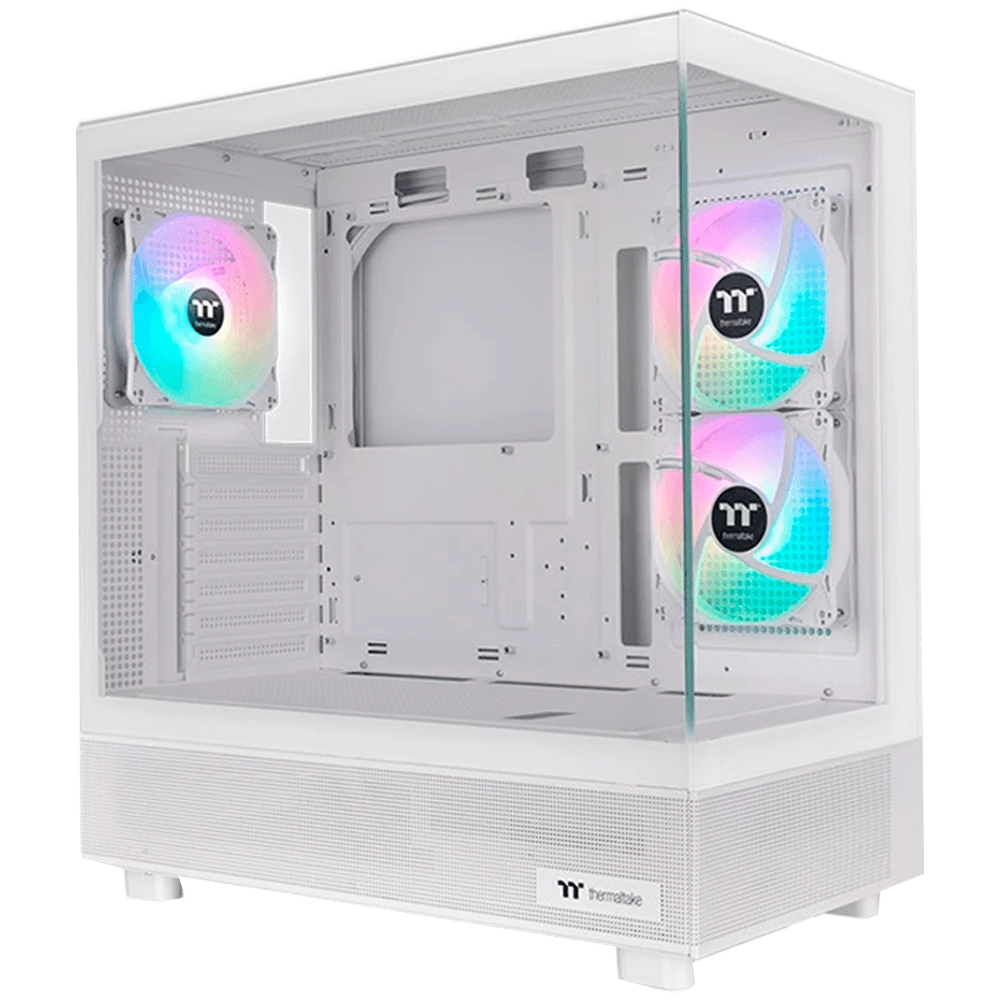 Product_20240910181559158237558.BLANCO PNG CHASIS MID-TOWER THERMALTAKE VIEW 270 PLUS TG BLANCO - Imagen 1
