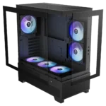 CHASIS MID-TOWER GAMDIAS AURA GC12 ARGB NEGRO - Imagen 2