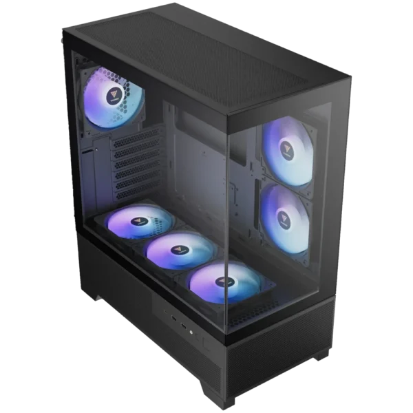CHASIS MID-TOWER GAMDIAS AURA GC12 ARGB NEGRO
