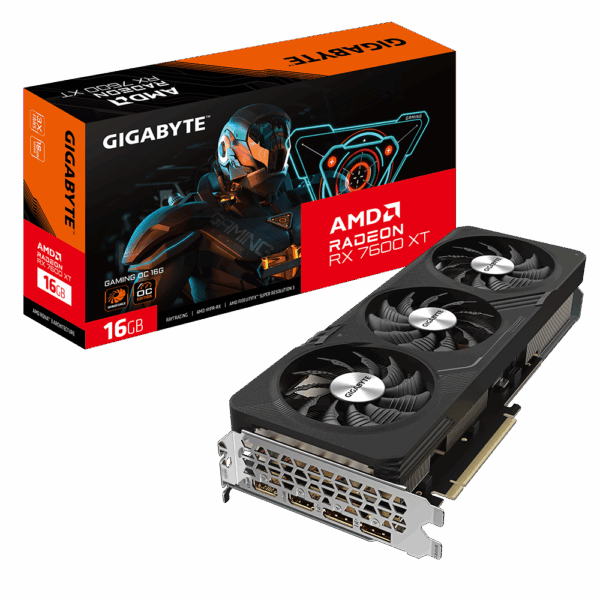 TARJETA DE VIDEO GIGABYTE RX 7600XT 16GB GAMING OC