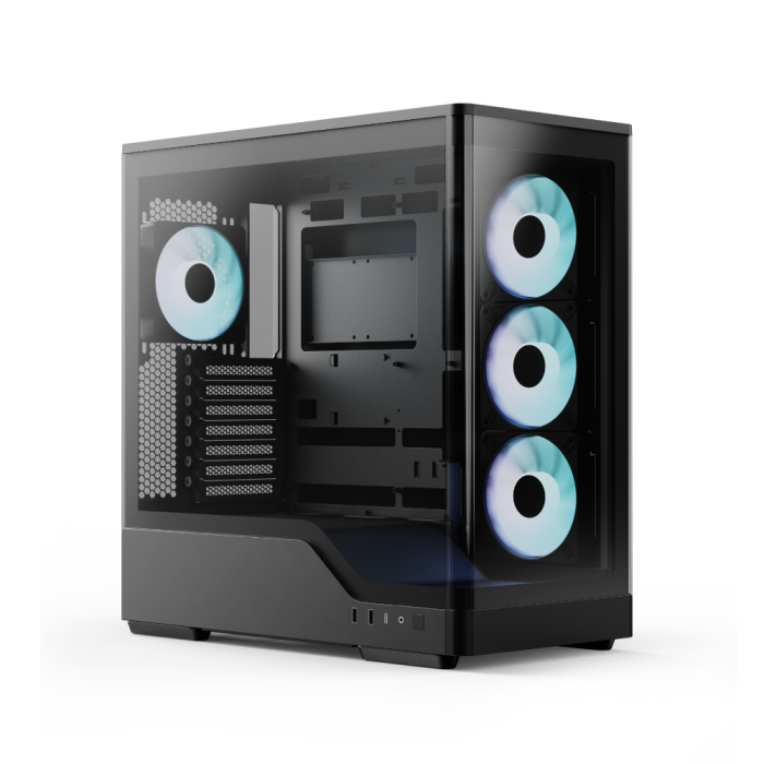 aerocool_p500a_product-image_b-700x700 CHASIS MID-TOWER AEROCOOL P500A NEGRO - Imagen 1