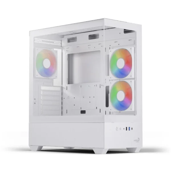 CHASIS AEROCOOL P500D NEGRO Y BLANCO