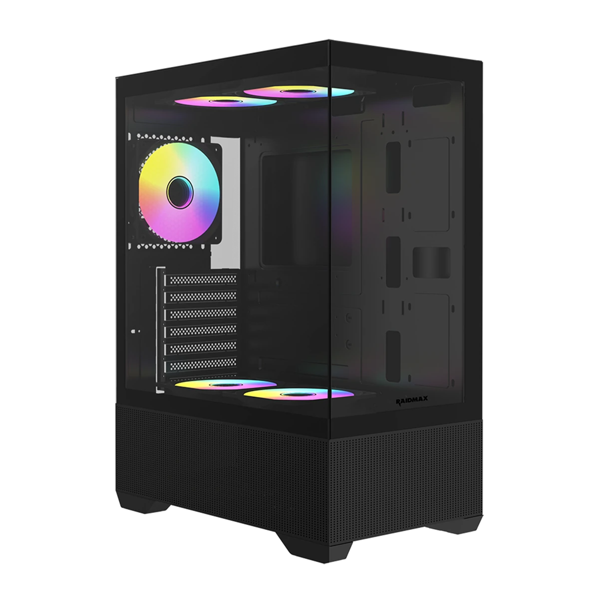caja-atx-raidmax-infinita-i802-air-mid-tower-negro-foto-1 CHASIS MID-TOWER RAIDMAX INFINITA i802 AIR NEGRO - Imagen 1