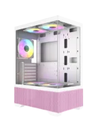 CHASIS MID-TOWER INFINITA i802 AIR ROSADO Y MORADO