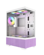 CHASIS MID-TOWER INFINITA i802 AIR ROSADO Y MORADO - Imagen 2