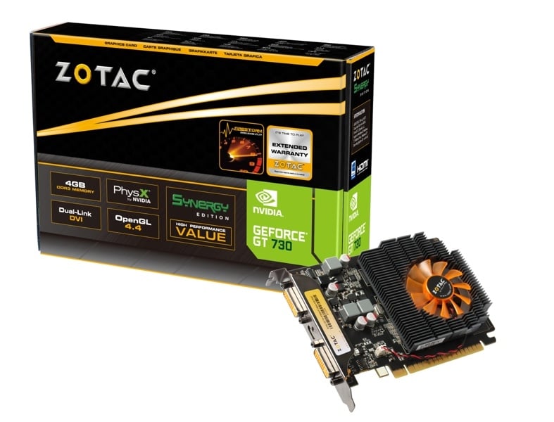 main_ZT-71109-10L_image6-std TARJETA DE VIDEO ZOTAC GT730 4GB DDR3 LP - Imagen 1