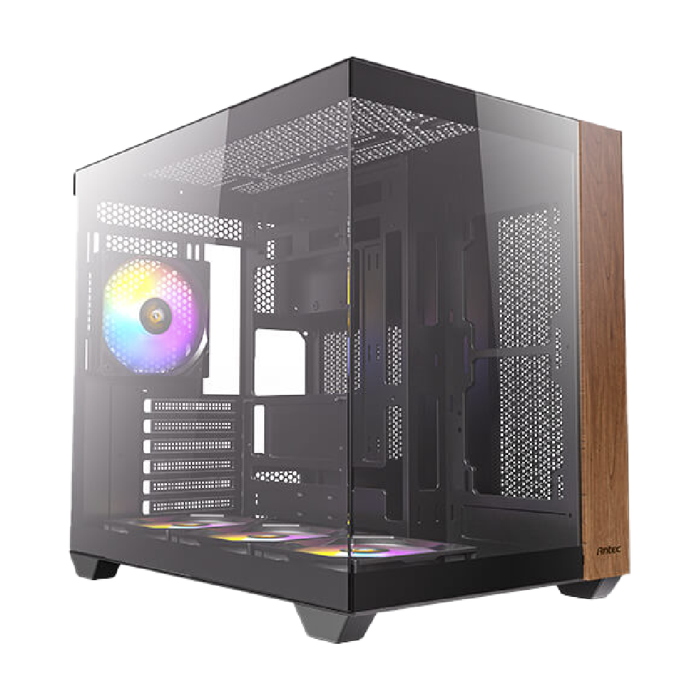 16546 CHASIS MID-TOWER ANTEC CX800 WOOD MADERA NEGRO - Imagen 1