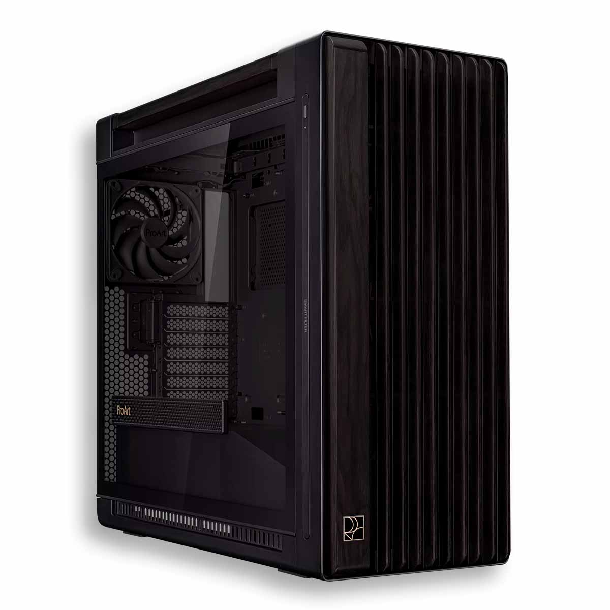 16597.1 CHASIS MID-TOWER ASUS PROART PA602 WOOD ED BLACK - Imagen 1