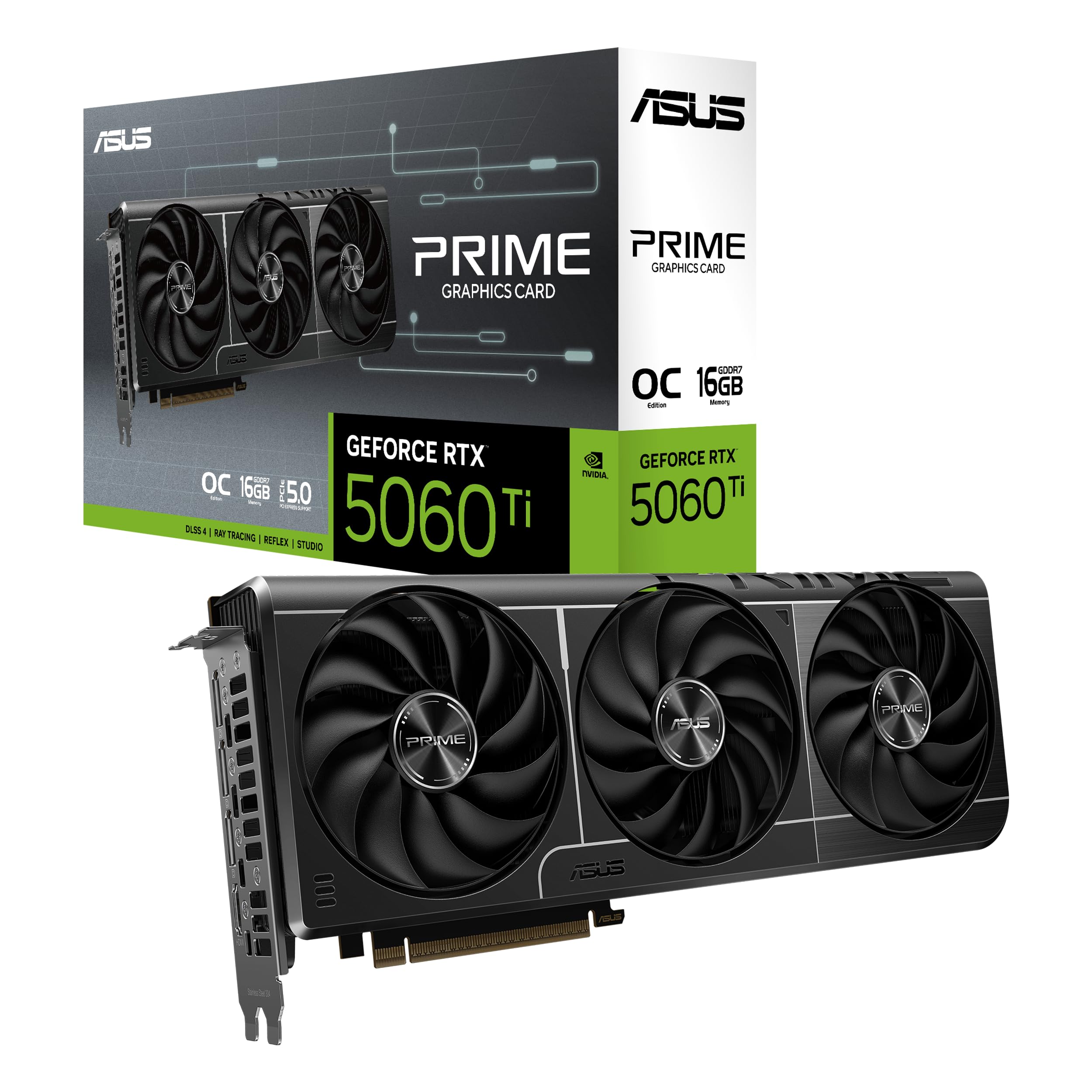 Version 1.0.0 TARJETA DE VIDEO ASUS PRIME RTX 5060TI OC 16GB - Imagen 1