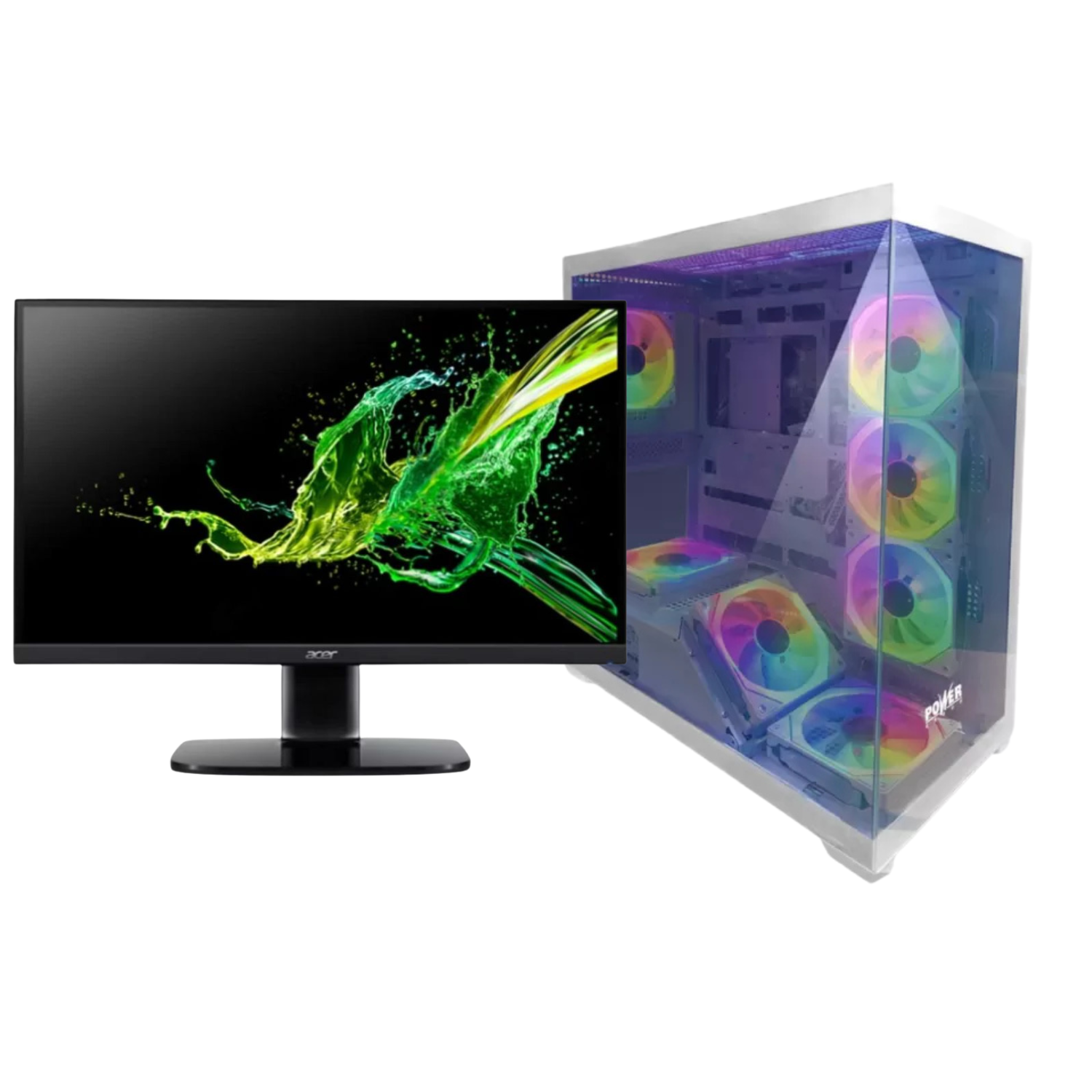 Diseño sin título (1) PC PREENSAMBLADO POWER GROUP (G146162KFS0-P) 16GB DDR4 RGB - Imagen 1
