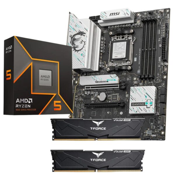 COMBO BOARD MSI B850 + RYZEN 5 9600X + KIT 32GB (2X16) 6000MHZ