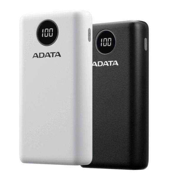POWER BANK ADATA P20000QCD 20.000MAH USB-C NEGRO Y BLANCO