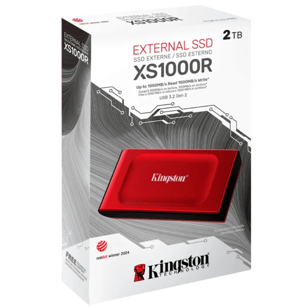 UNIDAD SOLIDA EXTERNA KINGSTON XS1000R 2TB