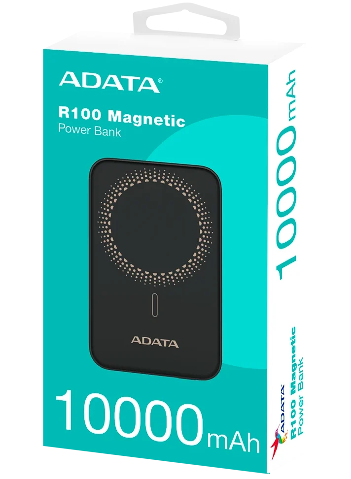 Product_20240928135936354754385.PNG POWER BANK MAGNETICA ADATA R100 10.000MAH USB-C - Imagen 1