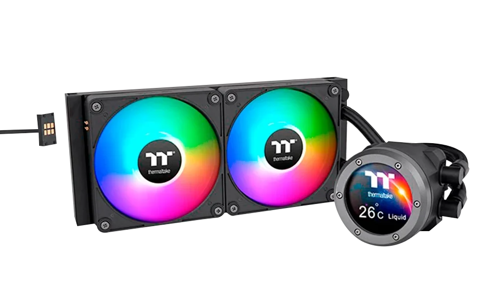 Product_202502201329121072716283.perfil REFRIGERACION LIQUIDA THERMALTAKE TH240 V2 ULTRA EX ARGB NEGRO - Imagen 1