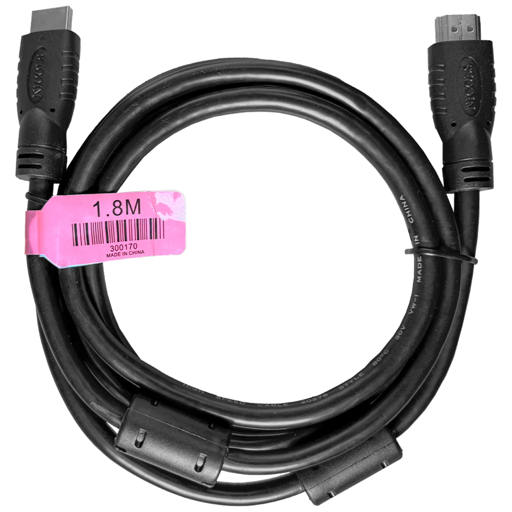 Product_20251004102143996100226.300170 CABLE NICOLS HDMI A HDMI 4K 60Hz BARE COPPER V.2.0 (1.8M) - Imagen 1