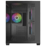 CHASIS MICRO-TOWER GAMDIAS AURA GC10M V2 3 FAN BLANCO Y NEGRO - Imagen 5