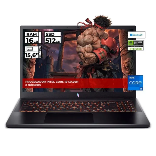 PORTATIL ACER NITRO V15 (ANV15-52-57BB) OPEN BOX