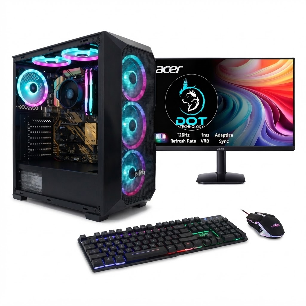 661626d5-20bb-4e85-b0c7-ca9a984555b0 COMPUTADOR DE MESA BASIC DOT RYZEN 7 5700G + 16GB + SSD 512 *OBSEQUIO TECLADO Y MOUSE* - Imagen 1