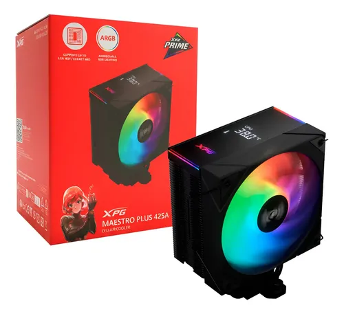 DISIPADOR XPG MAESTRO PLUS 42SA 4Hp ARGB PANTALLA DIGITAL