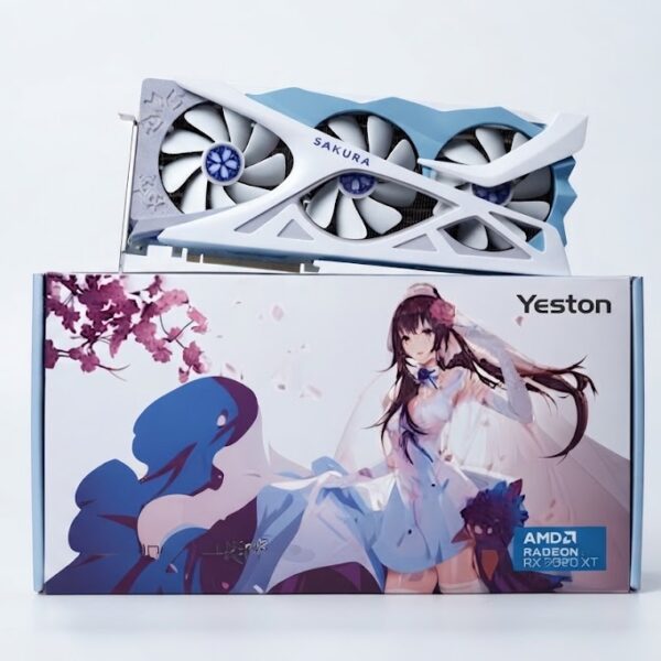 TARJETA DE VIDEO RX 9060 16GB GDDR7 YESTON SAKURA