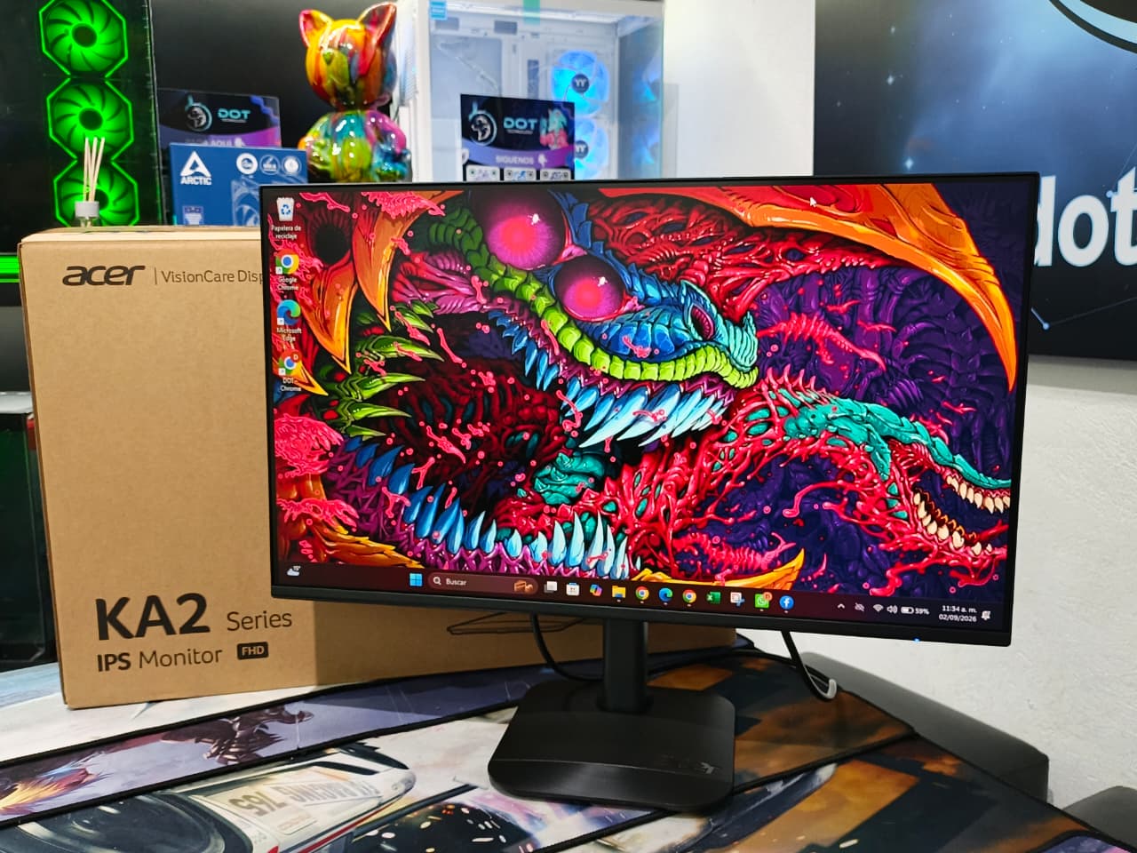 WhatsApp Image 2026-09-02 at 11.44.14 MONITOR GAMER 23.8'' ACER KA242Y 144HZ IPS 1MS - Imagen 1