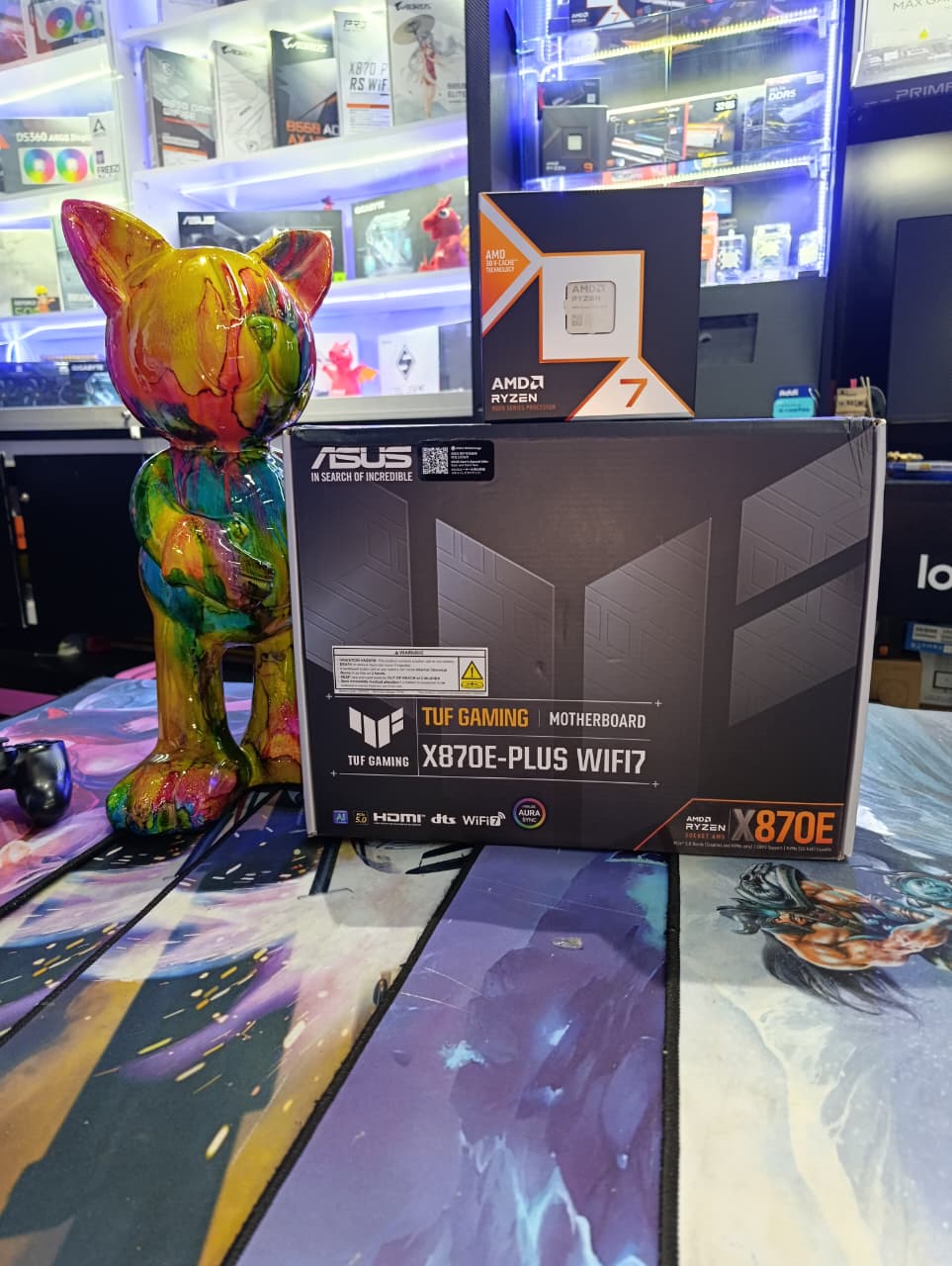 WhatsApp Image 2026-09-08 at 12.34.18 COMBO BOARD X870E-PLUS WIFI7 TUF + RYZEN 7 9850X3D - Imagen 1